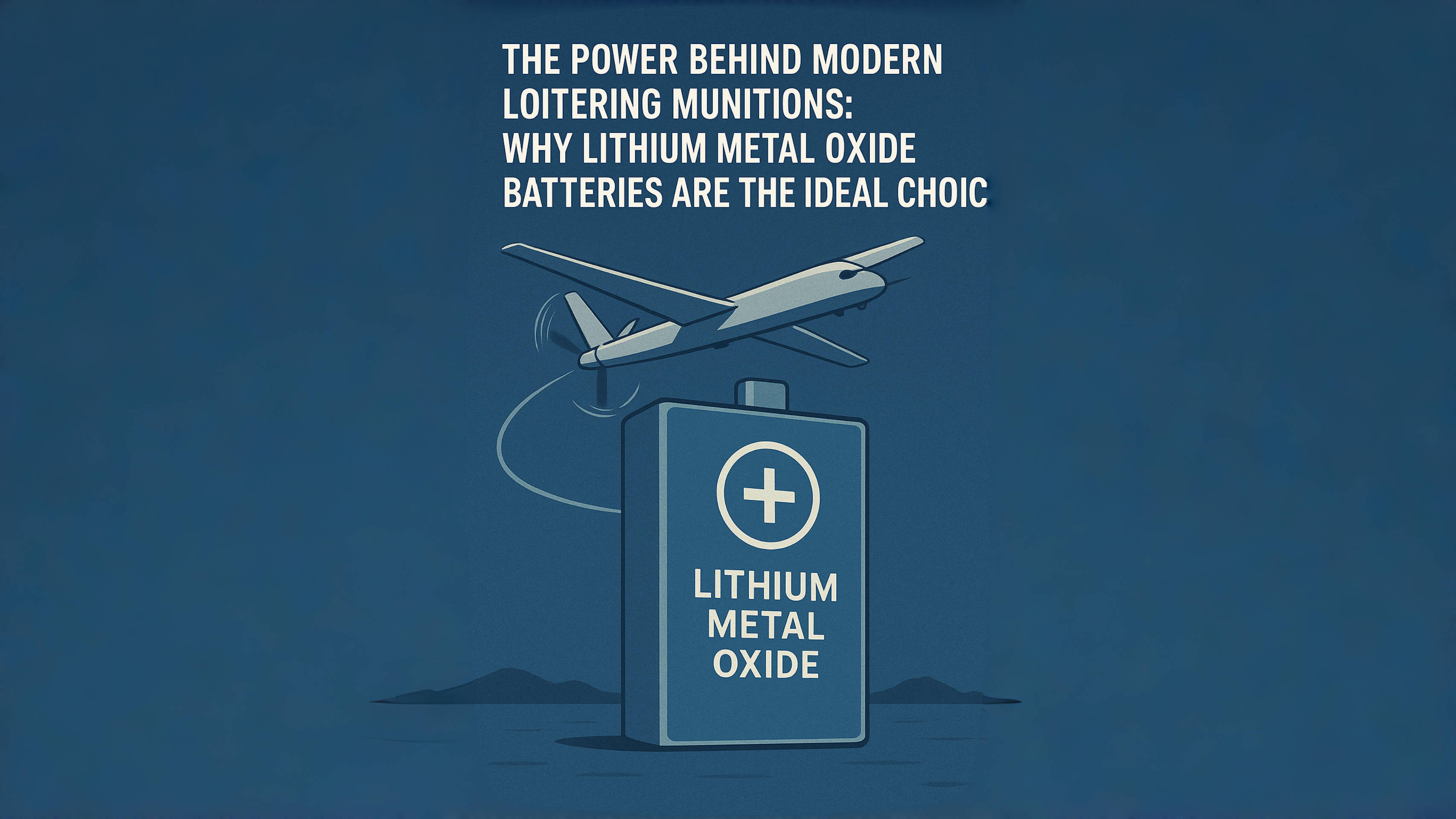 The Power Behind Modern Loitering Munitions: Why Lithium Metal Oxide Batteries Are the Ideal Choice The Power Behind Modern Loitering Munitions: Why Lithium Metal Oxide Batteries Are the Ideal Choice
